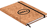 Cork Eco friendly A5 notebook with Hard bound cover and Elastic fastener