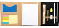 3 fold Eco Notebook with stationary set