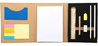 3 fold Eco Notebook with stationary set