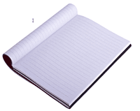 Double side folding notebook with Elastic Fastener