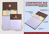Conference Pad with Sticky notes & Pen