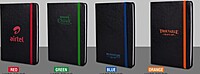 Colorful Laser engrave notebook with Memorandum