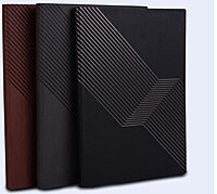 Ambience A5 notebook with memorandum & Bookmark ribbon