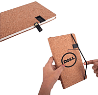 Hard bound Cork A5 notebook