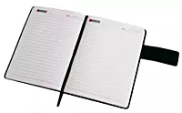 A5 Notebook with Gunmetal plate and Magnet lock