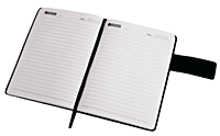 A5 Notebook with Gunmetal plate and Magnet lock