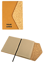 Cork Magnetic Envelope style Notebook with recycled pages