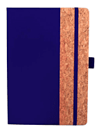 PU Cork Notebook with Elastic Fastener | 160 inner pages