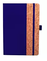 PU Cork Notebook with Elastic Fastener | 160 inner pages