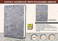 EcoFelt Notebook with bookmark ribbon