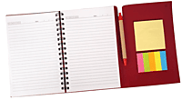 A5 Size notebook with Sticky notes and Eco pen