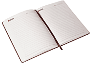 Wooden texture PU notebook