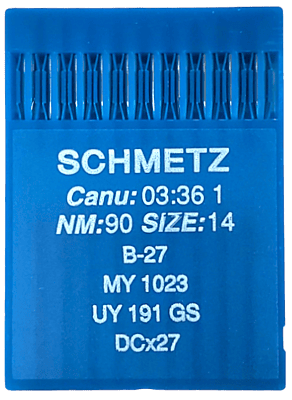 SCHMETZ NEEDLE SYSTEM B27 SCHMETZ NEEDLE SYSTEM B27