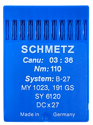 SCHMETZ NEEDLE SYSTEM B27 SCHMETZ NEEDLE SYSTEM B27