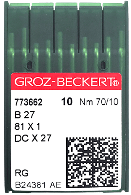 GROZ BECKERT NEEDLE SYSTEM B27 GROZ BECKERT NEEDLE SYSTEM B27