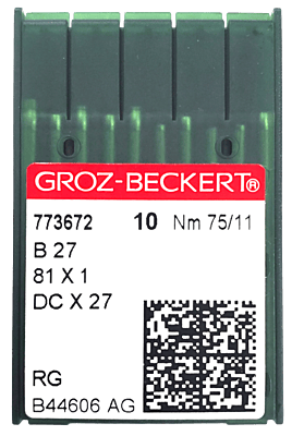 GROZ BECKERT NEEDLE SYSTEM B27 GROZ BECKERT NEEDLE SYSTEM B27