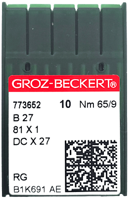 GROZ BECKERT NEEDLE SYSTEM B27