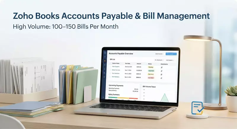 Zoho Books Accounts Payable & Bill Management