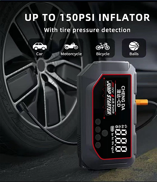 Emergency Jump Starter & Inflator
