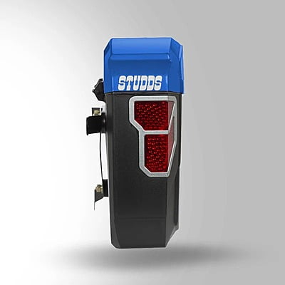 STUDDS SIDE BOX TOP CASE FLAME BLUE