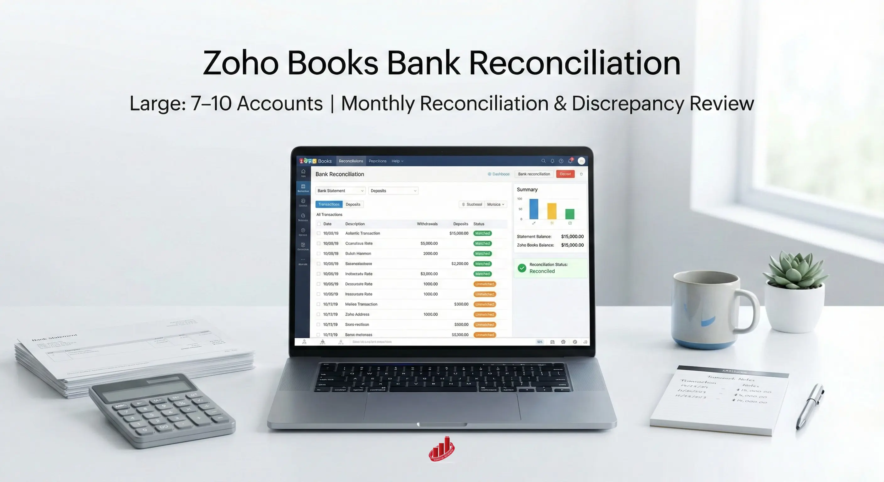 Zoho Books Bank Reconciliation