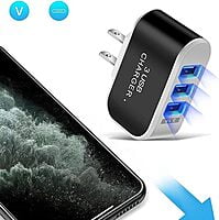 3 Port USB LED Wall Charger 3 Port USB LED Wall Charger