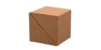 Folding paper cube (with memopad and tumbler)