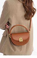 LORDY KNACK VINTAGE COWHIDE SADDLE BAG CARAMEL