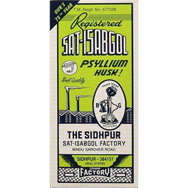 Telephone Brand Sat-Isabgol Psyllium Husk, Isabgol Husk, Sidhpur, 100g Flake