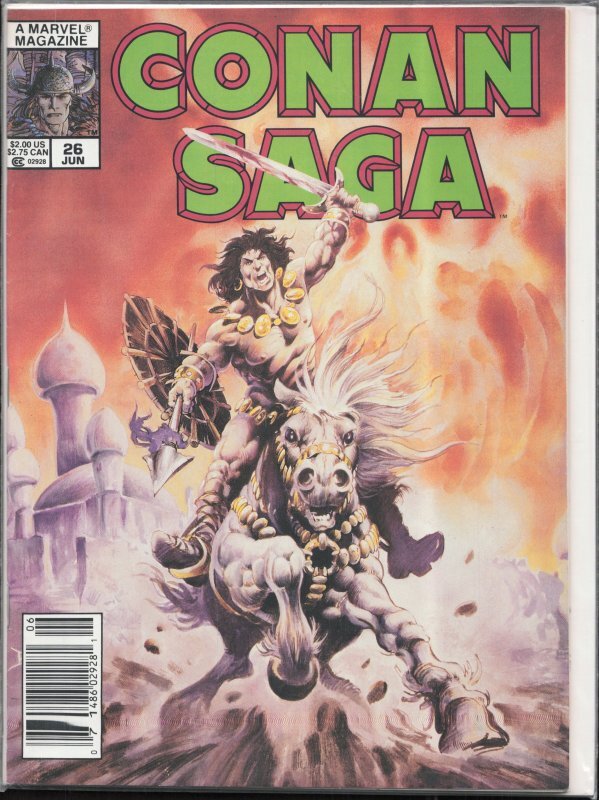 Conan Saga #26 (Marvel Comics June 1989)