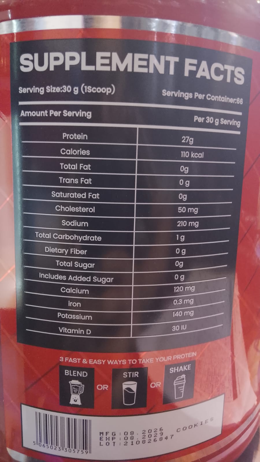 GM Nutrition Iso Zero 2kg | بروتين ايزو زيرو جي إم