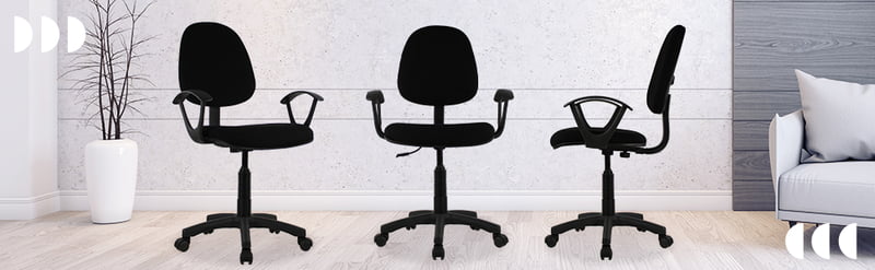 Silla de Oficina Secretarial Clásica