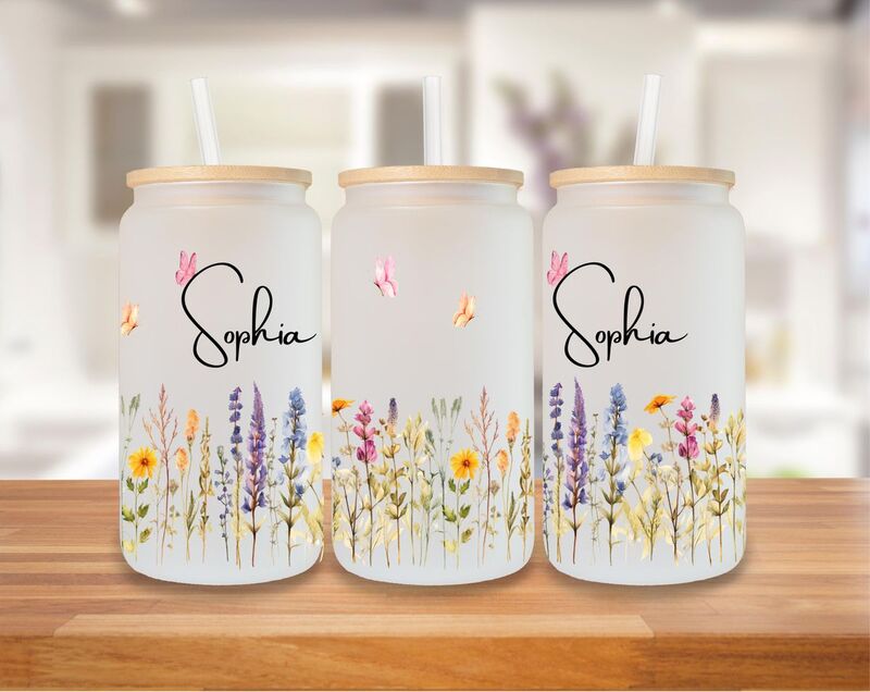 Glass Tumbler Frosted