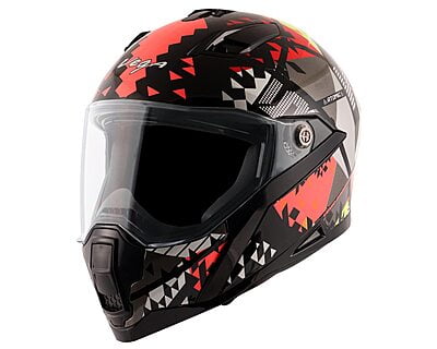 VEGA STORM ATOMIC DULL BLACK RED C/V (L)