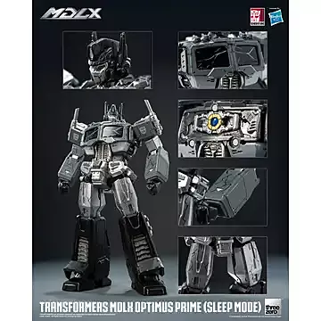 Action Figure - Hasbro - Transformers MDLX Optimus Prime Sleep Mode Action Figure 7" Threezero Exclusive