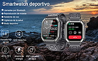 Reloj Inteligente,Smartwatch Militar de 1.8" HD