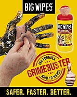 Big Wipes Heavy Duty Hand Wipes 80 ct. Tub