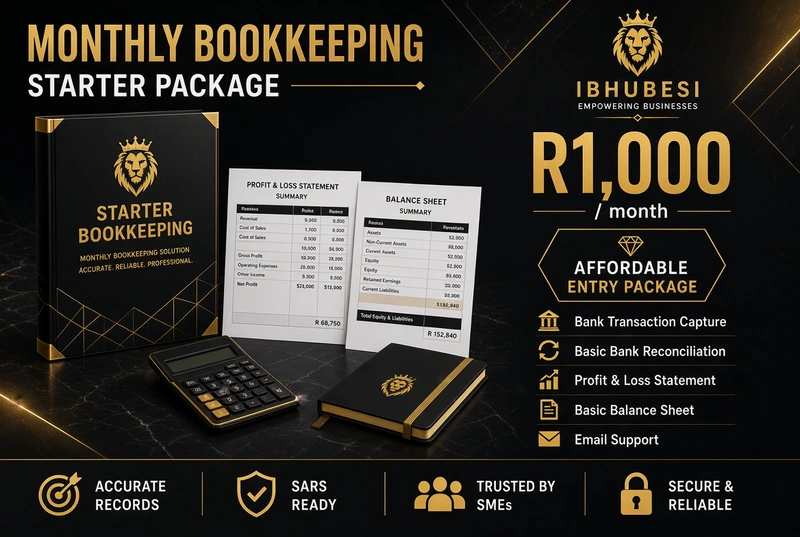 Monthly Bookkeeping – Starter Package