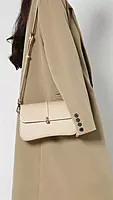 GENUINE LEATHE SMALL SQUARE BAG