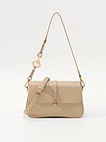 GENUINE LEATHE SMALL SQUARE BAG