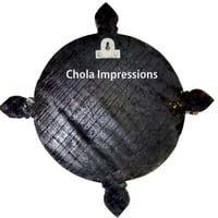 Lakshmi Devi Circular Wooden Wall Mount Lakshmi Devi Circular Wooden Wall Mount