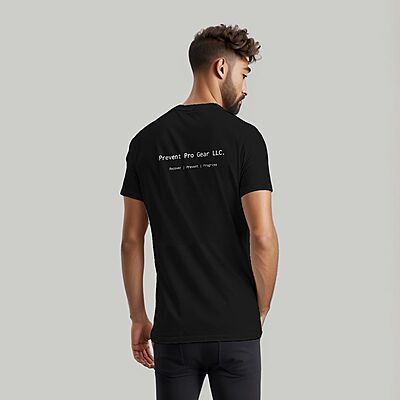 Prevent Pro Gear "Prevent" Graphic Tee - Premium Cotton Crewneck - Front Logo