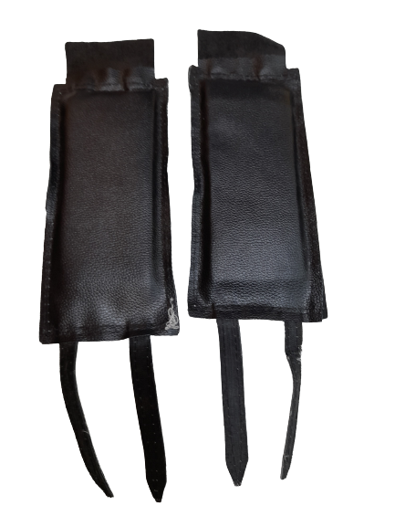 6-Line Premium Leather Salangai / Ghunguroos / Chilanka with Brass Gold Bells – For Classical Dancers & Performers