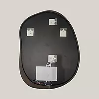 Walnut frame with LED flat mirror(27.6*35.4 INCH)