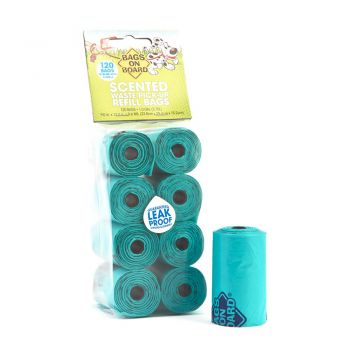 BOB Refill Bags Scented Green Roll 120 bags(8x15) BOB Refill Bags Scented Green Roll 120 bags(8x15)