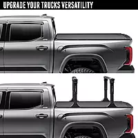 RealTruck BAK Revolver X4ts Hard Rolling Truck Bed Tonneau Cover | 80410TRK | Fits 2007-2021 Toyota Tacoma (w Track System) Won't fit Trail Special Edition Storage Boxes 6' 7" Bed (80.4")