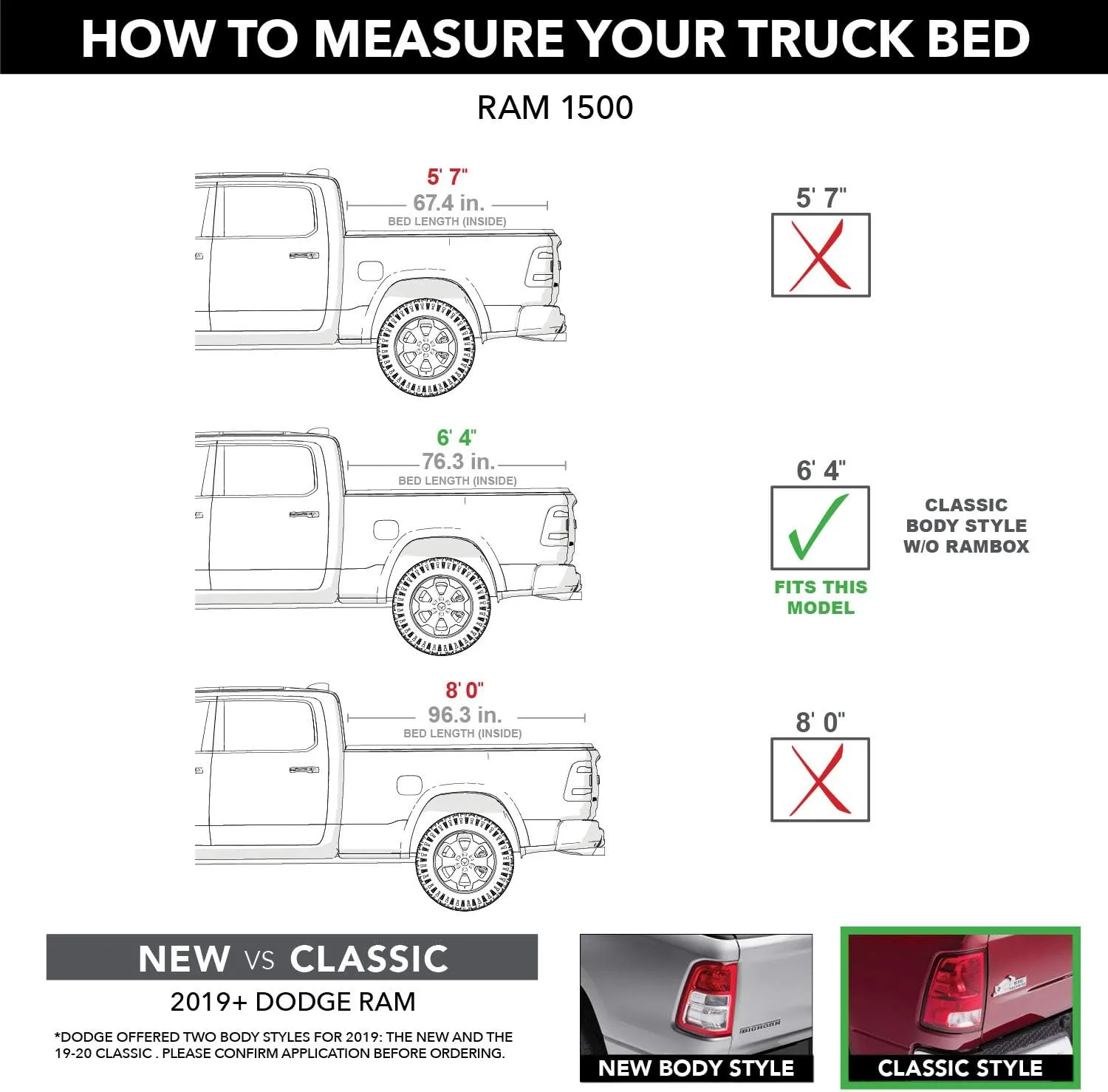Retrax PowerTraxPRO MX Retractable Truck Bed Tonneau Cover - 90232 - Fits Dodge Ram 6'4" Bed