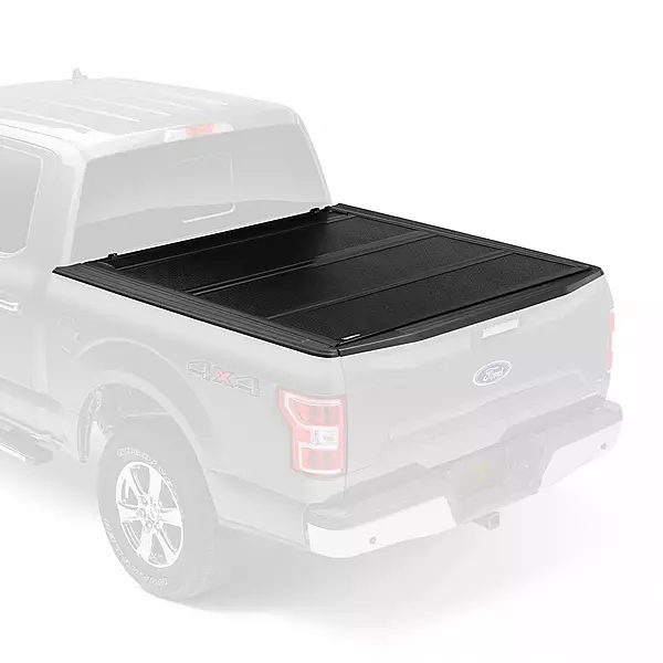 RealTruck BAKFlip FiberMax Hard Folding Tonneau Cover - 1126130 - Fits 2019-2026 Chevy/GMC 5'10" Bed
