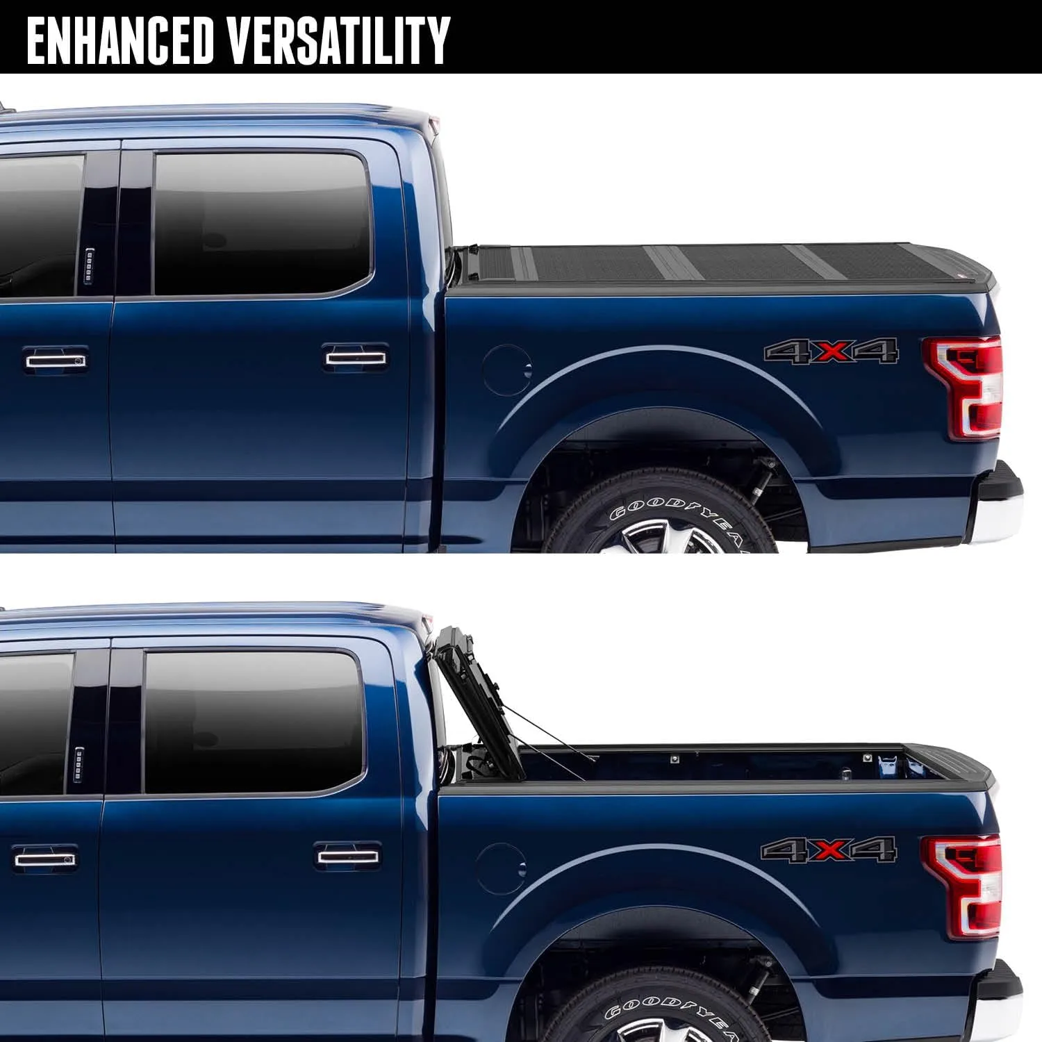 REALTRUCK BAKFlip FiberMax Hard Folding Tonneau Cover for 2022-2026 Toyota Tundra