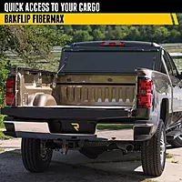 RealTruck BAK BAKFlip FiberMax Hard Folding Truck Bed Tonneau Cover | 1126701 | Fits 2020-2026 Jeep Gladiator 5' Bed (60.3") BAKFlip FiberMax | Hard Folding